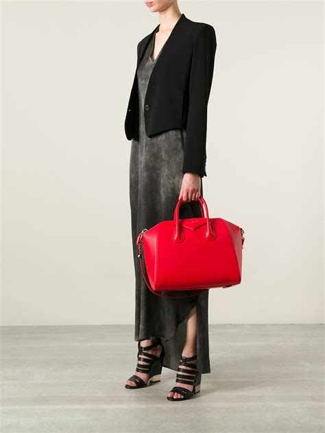 givenchy antigona medium red|givenchy antigona shopper.